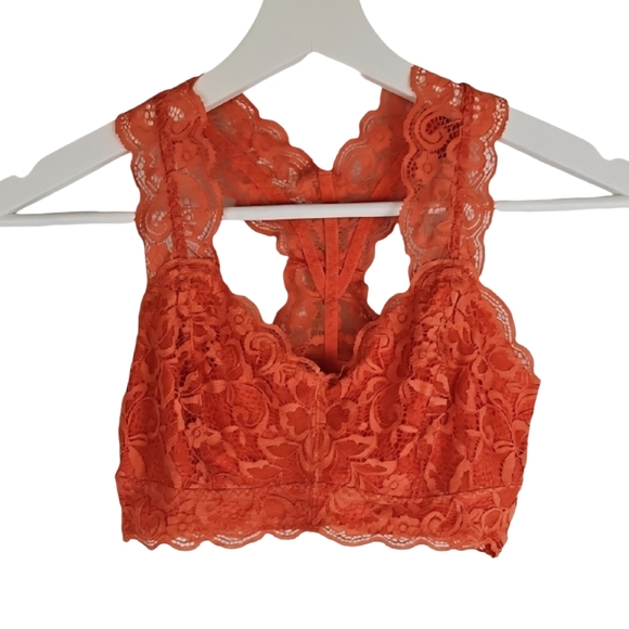 Serra Other - Serra Sunset Orange Lace Bralette